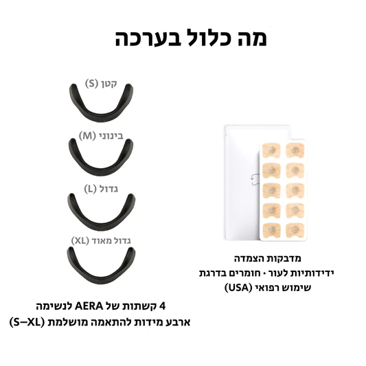 AERA – מגנט האף שמחזיר נשימה חופשית